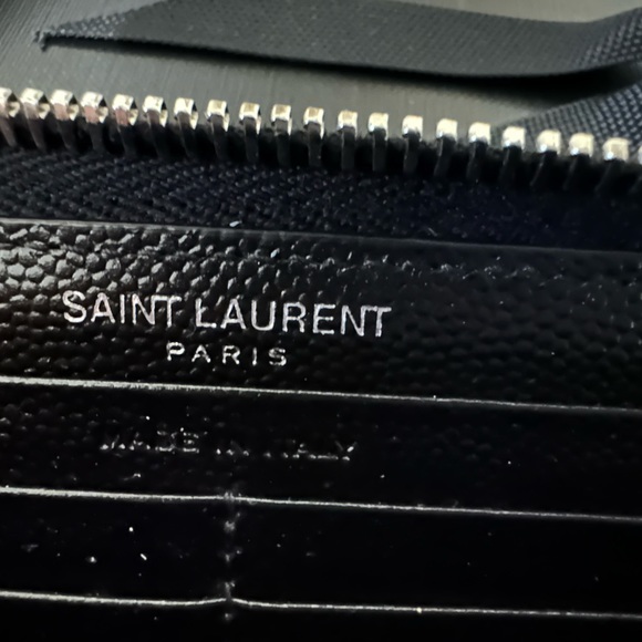 YSL Saint Laurent Cassandre Matelasse Zip Around Long Wallet - Picture 8 of 14
